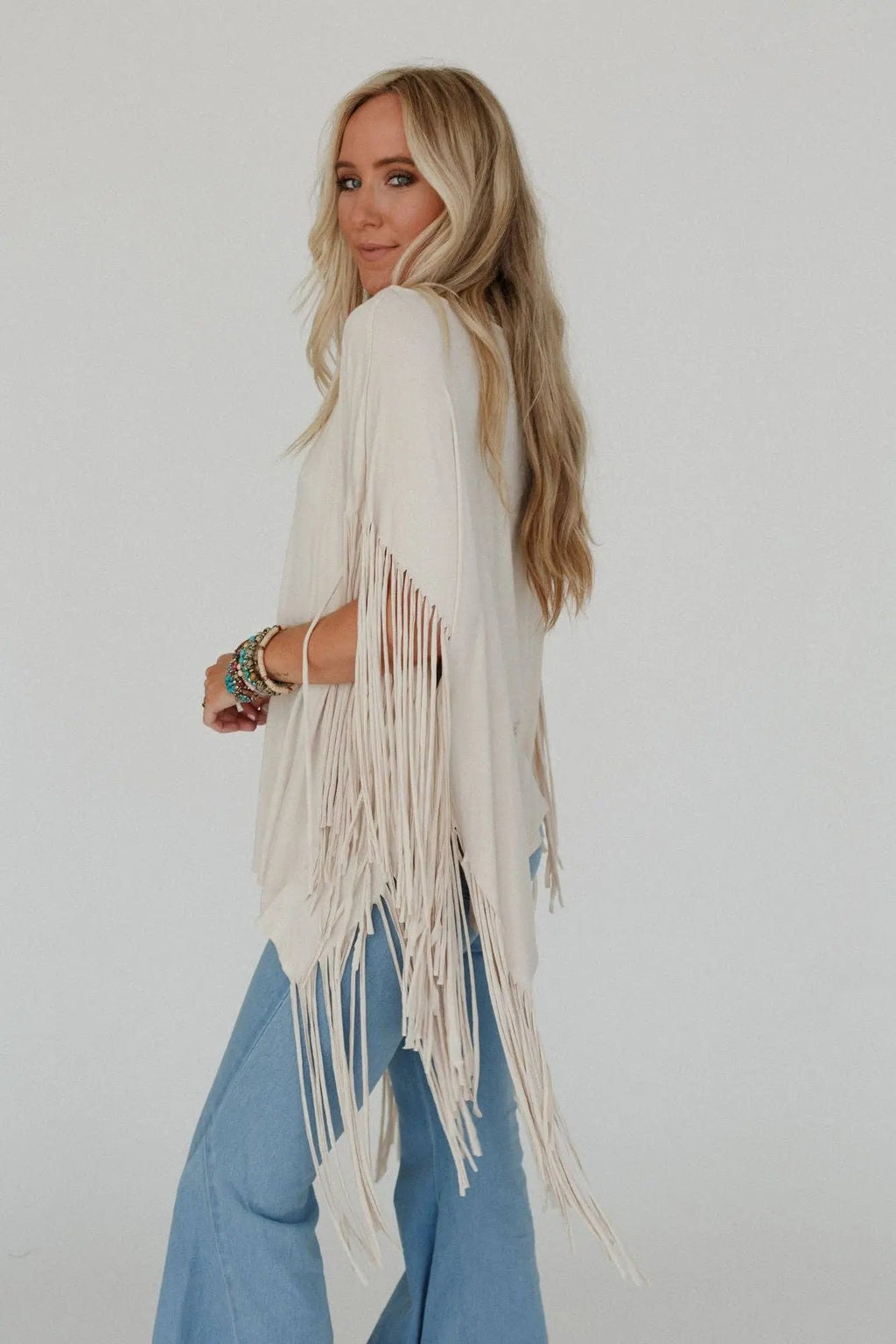 Western Showstopper Fringe Top Three Bird Nest