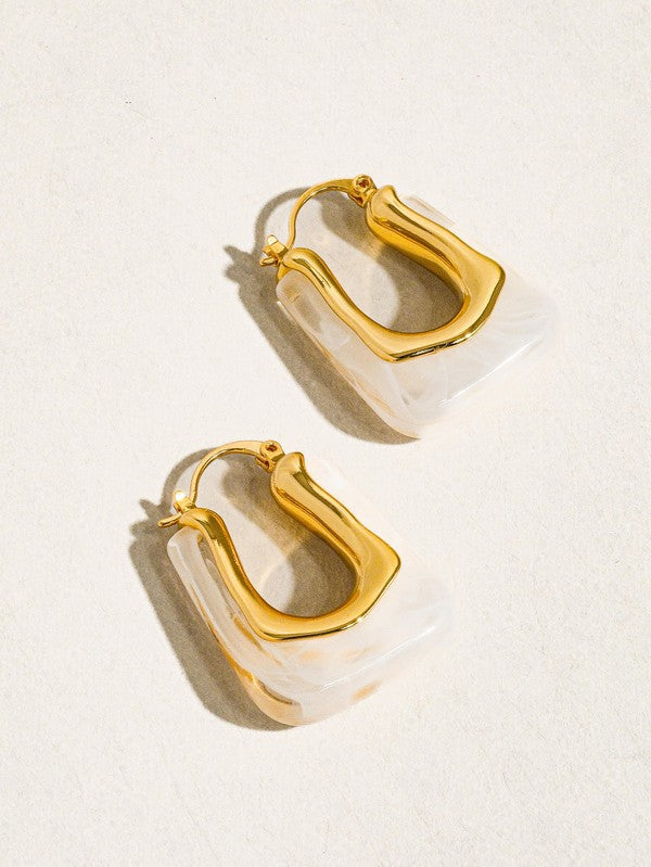 Boucles d'oreilles Talia en forme de U