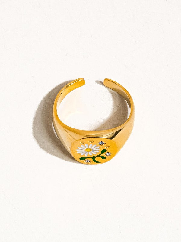 Bague ajustable Beila Daisy