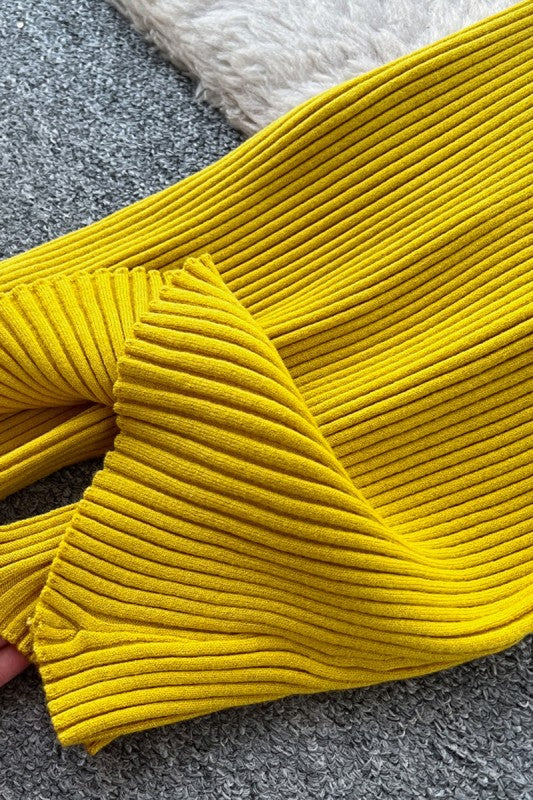 Chic Knit Sweater And Maxi Dress Set