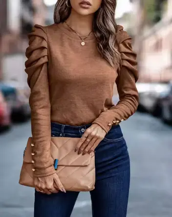 Maria Rose Top CROOKED CHARLIE DESIGNS INC.