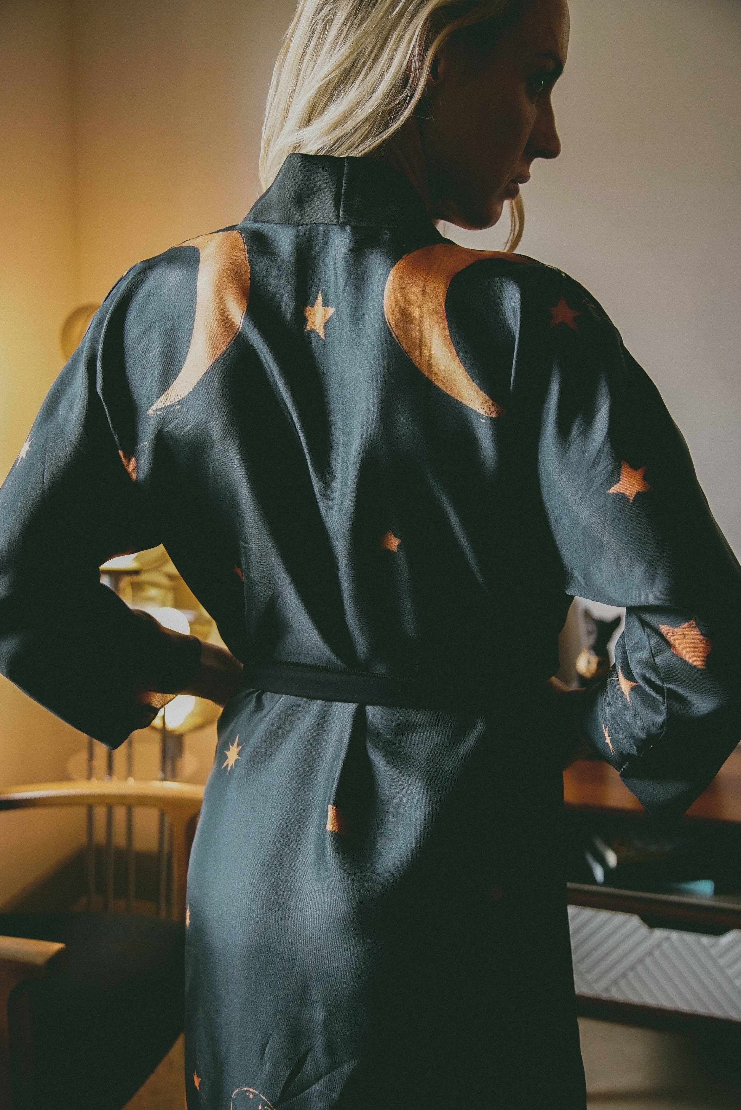 Silk: The Rigel Robe in Twilight