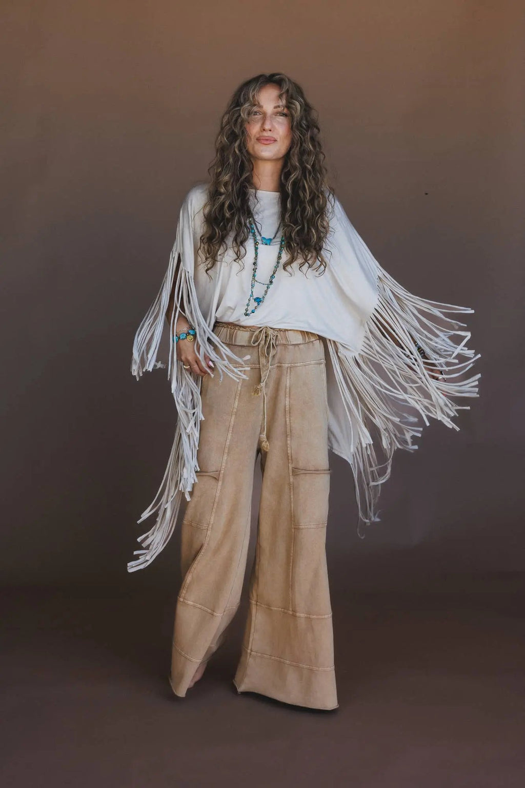 Western Showstopper Fringe Top Three Bird Nest