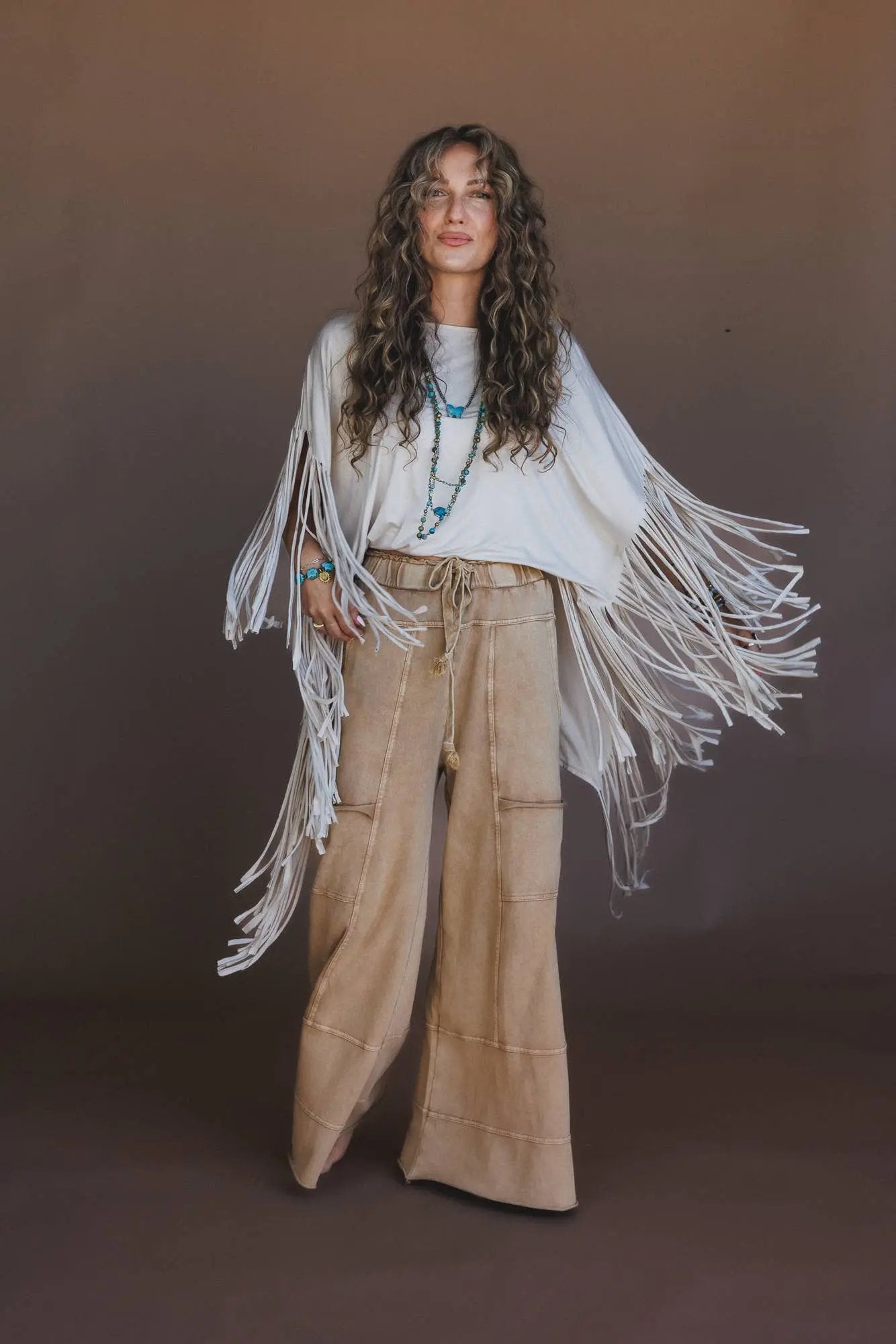 Western Showstopper Fringe Top Three Bird Nest