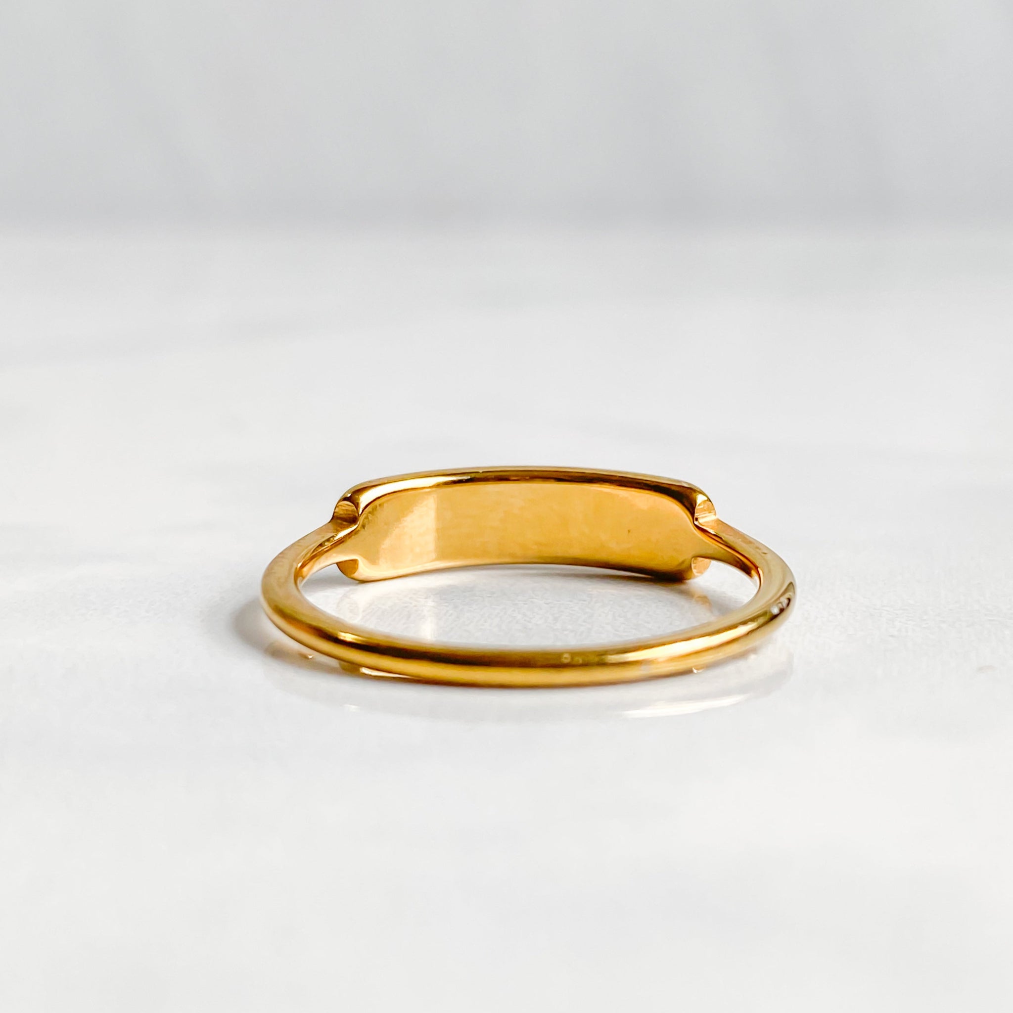 Bague dorée en nacre plaqué or 18K | CALYPSO