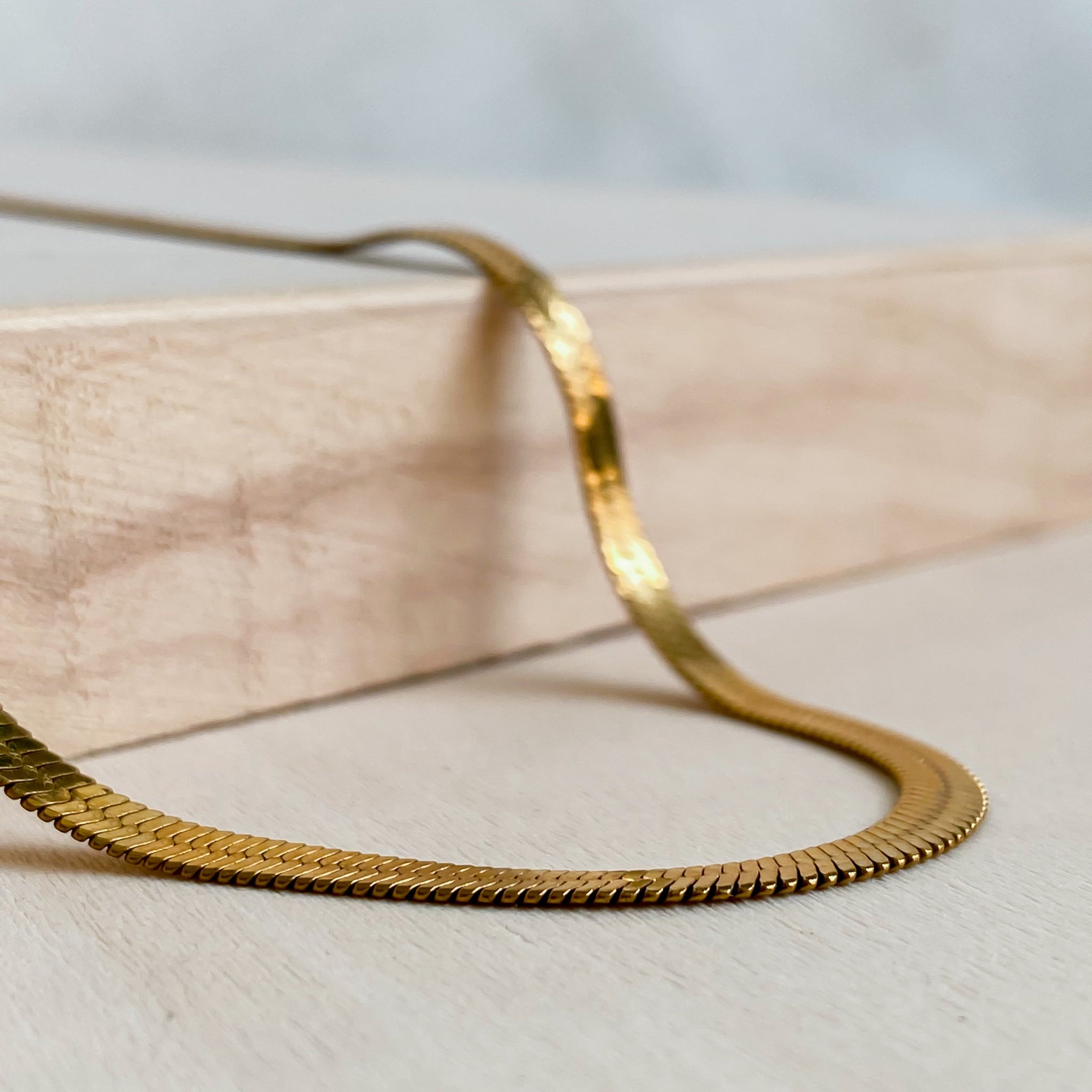 Gold stainless steel choker necklace 18K | CLÉOPÂTRE