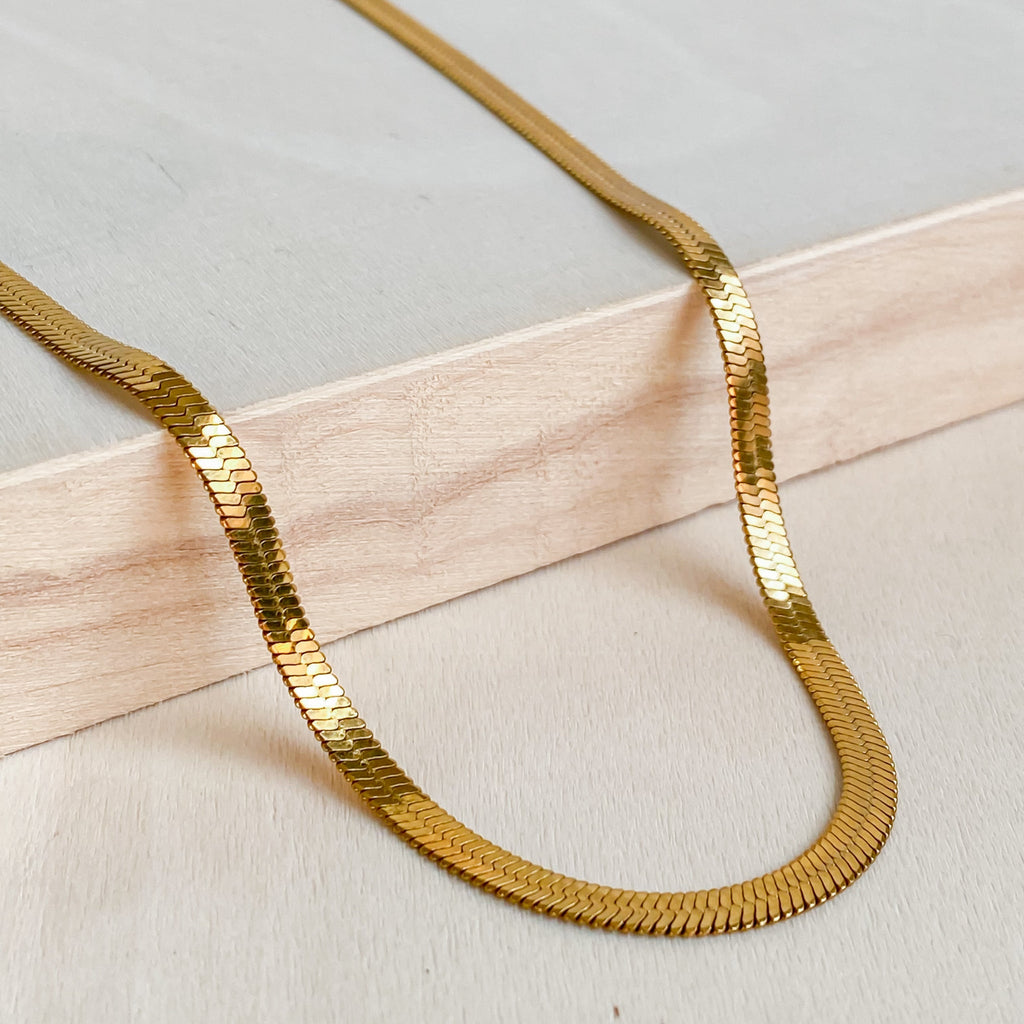 Gold stainless steel choker necklace 18K | CLÉOPÂTRE