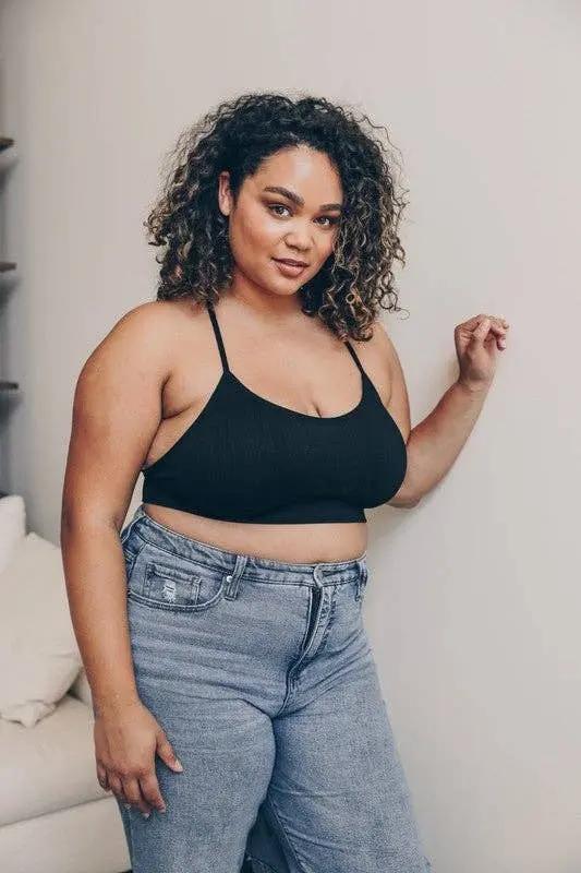 Tattoo Bralette - Black: Black Three Bird Nest