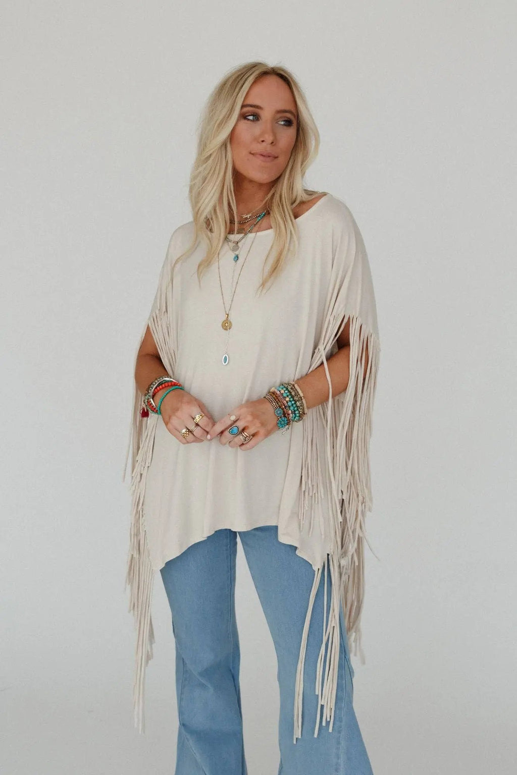Western Showstopper Fringe Top Three Bird Nest