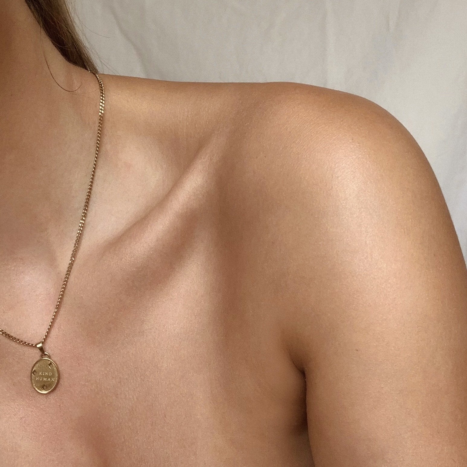 Kind Human Necklace - Gold