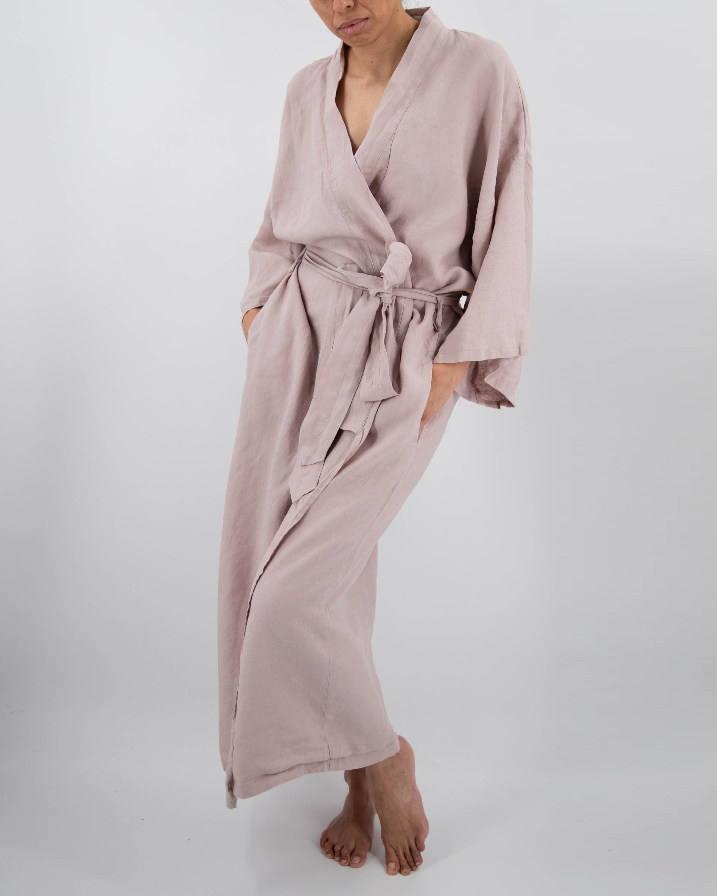 Robe longue en lin Sai