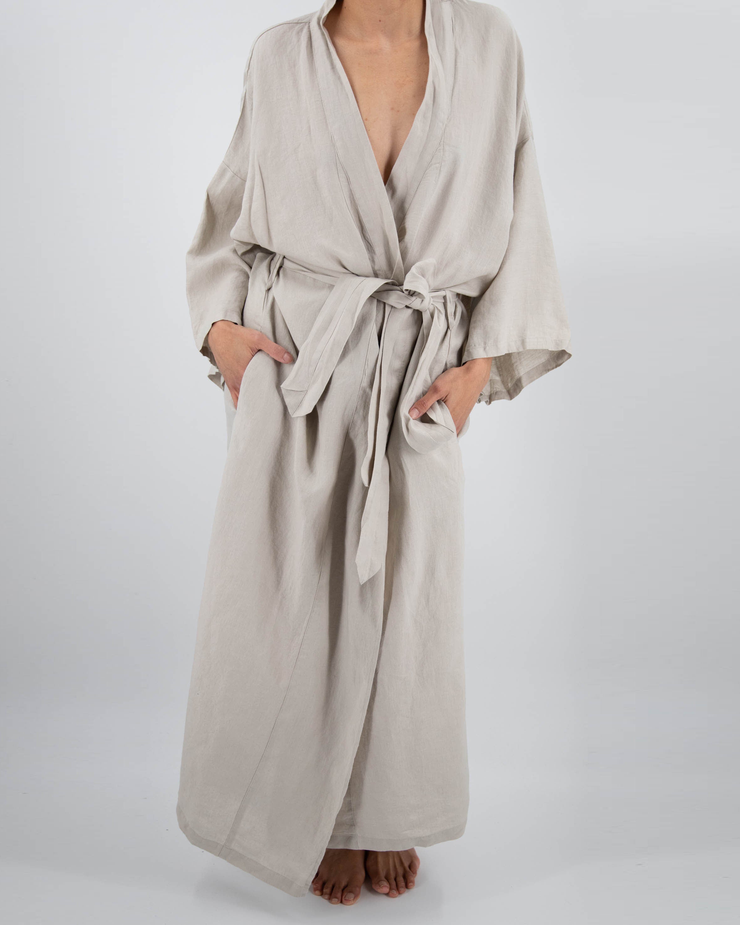 Robe longue en lin Sai