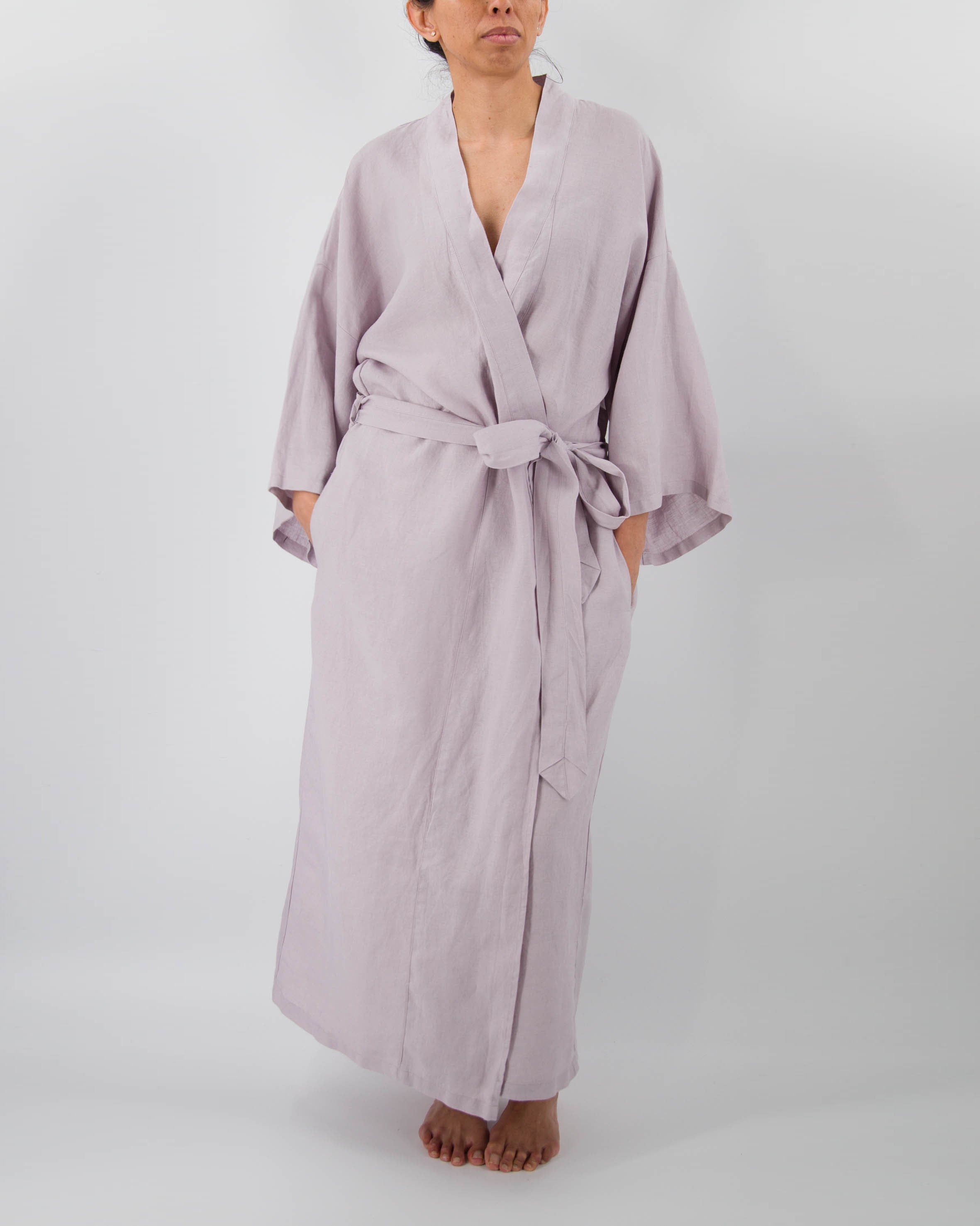 Robe longue en lin Sai