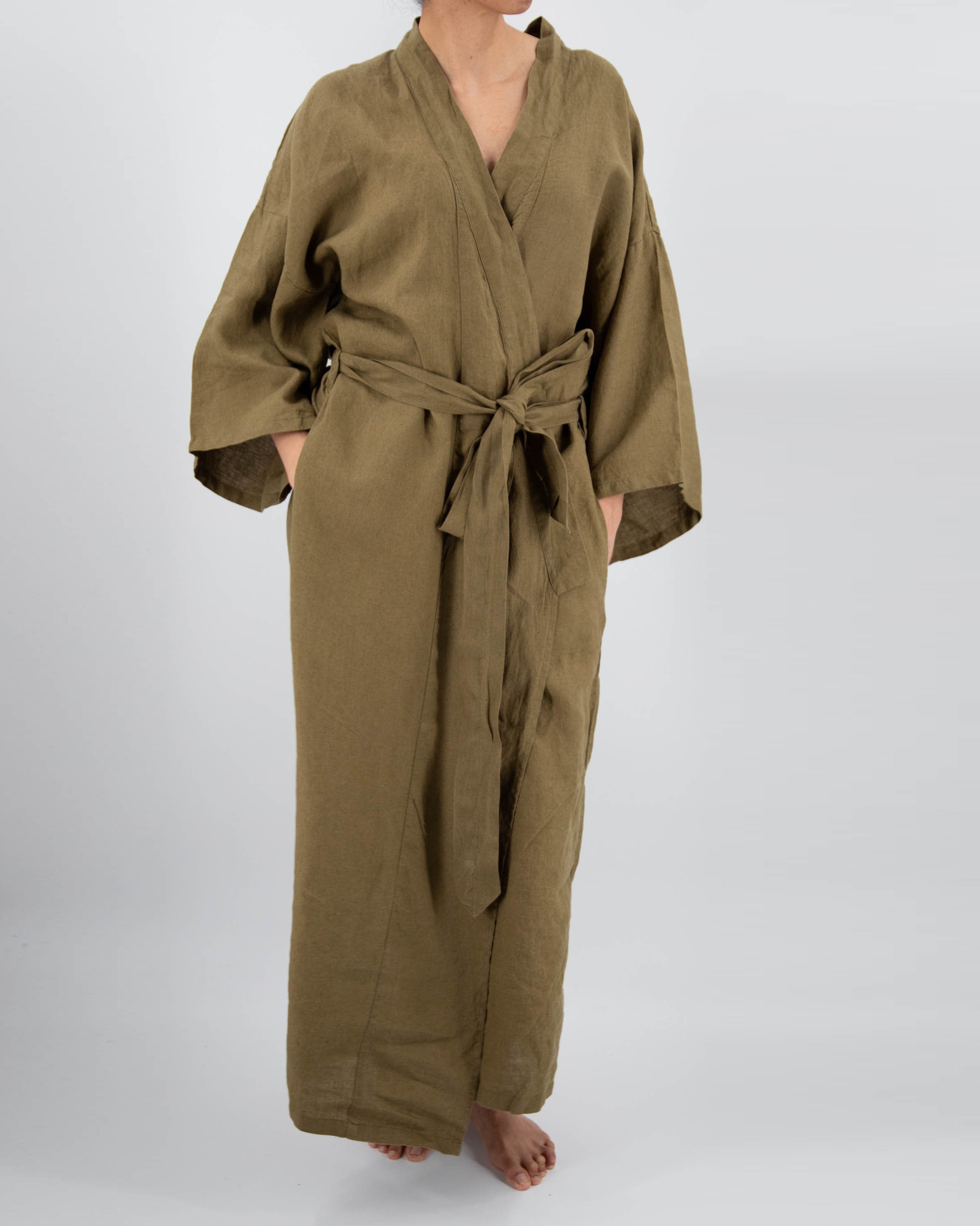 Robe longue en lin Sai